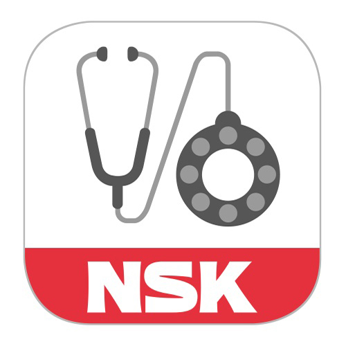 Logo of NSK Troubleshooting, NSK provides solutions for roller bearing maintenance and troubleshooting.