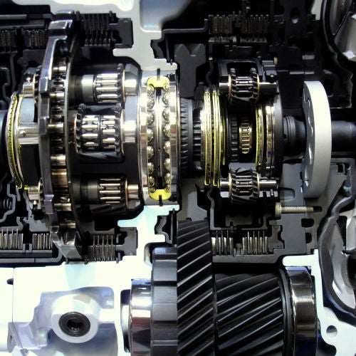 Automotive, automatic transmission, gearbox, cut Lager für Automatik-Getriebe