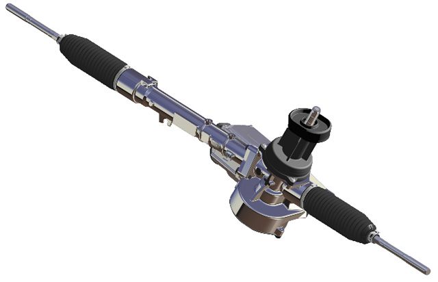 「曲がる」 電動パワーステアリングシステム(シングルピニオンEPS)