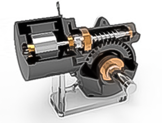 車載アクチュエータ用4点接触玉軸受