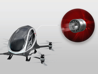 空飛ぶクルマ向けガスタービン発電機用軸受