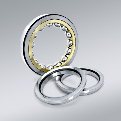 4 Point Contact Ball Bearing with outer-ring brass cage (QJ Series)