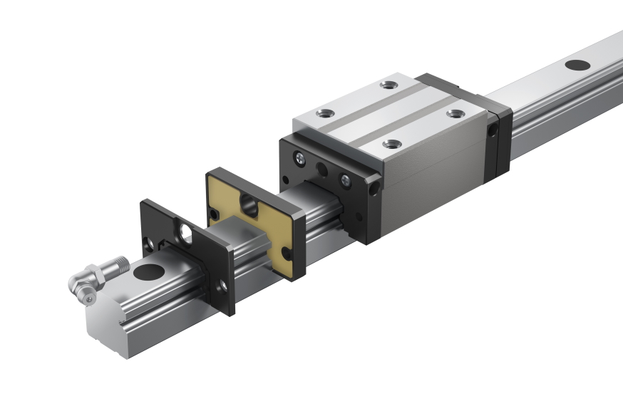 Linear Guide with K1 Lubrication Unit